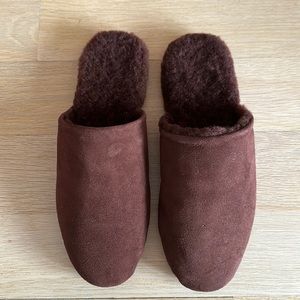Tkees Shearling Mule— never worn